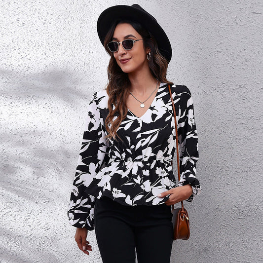 Luchtige & Kleurrijke Damesblouse met Patroon - Leona