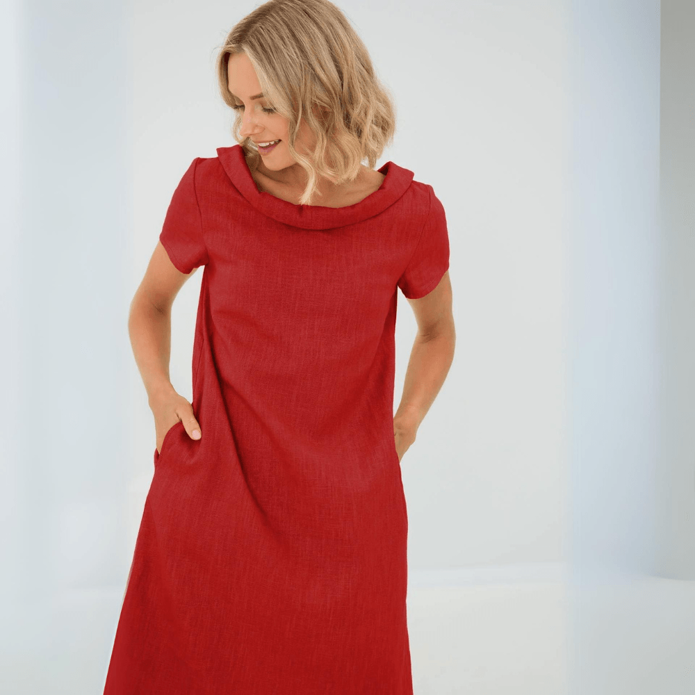 Linnen Dames Zomerjurk – Lotte