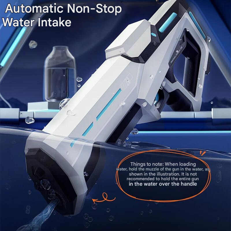 Automatisch waterpistool met 1 L tank & 10 m bereik – puur zomers plezier