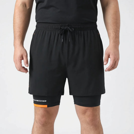2-In-1 layered Athletic Shorts - Ralph