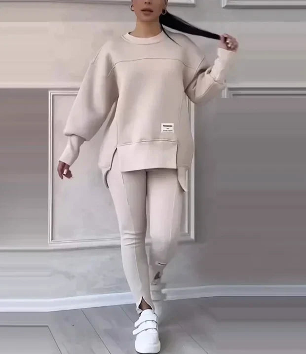 Casual Dames Set van Sweatshirt en Legging - Elena