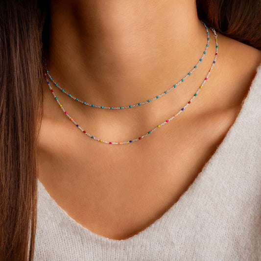 Stijlvolle Regenboogketting - Iris