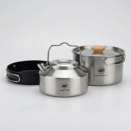3-Piece Outdoor Camping Cookware Set - Treklume