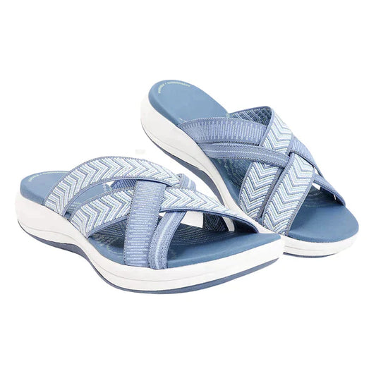Luchtige sandalen met orthopedisch voetbed en demping - Riva