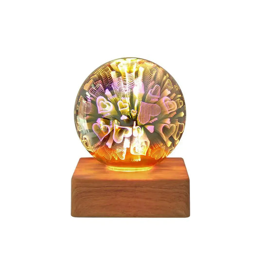 Kristallen Bollamp met 3D Vuurwerkeffect - StarburstGlow