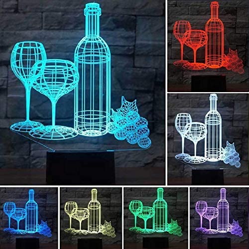 3D Illusion Tabletop Lamp - NoirGlow