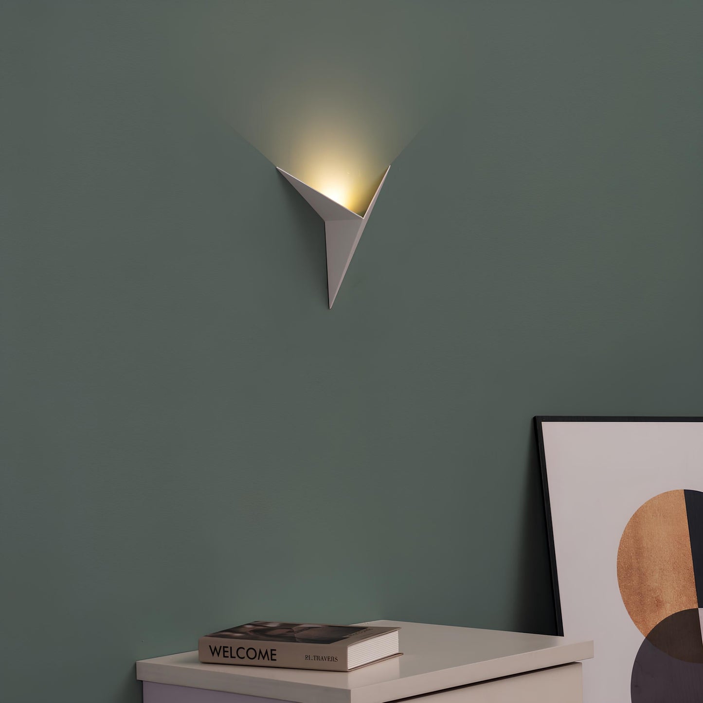 Moderne Driehoekige Wandlamp - TrigoLux