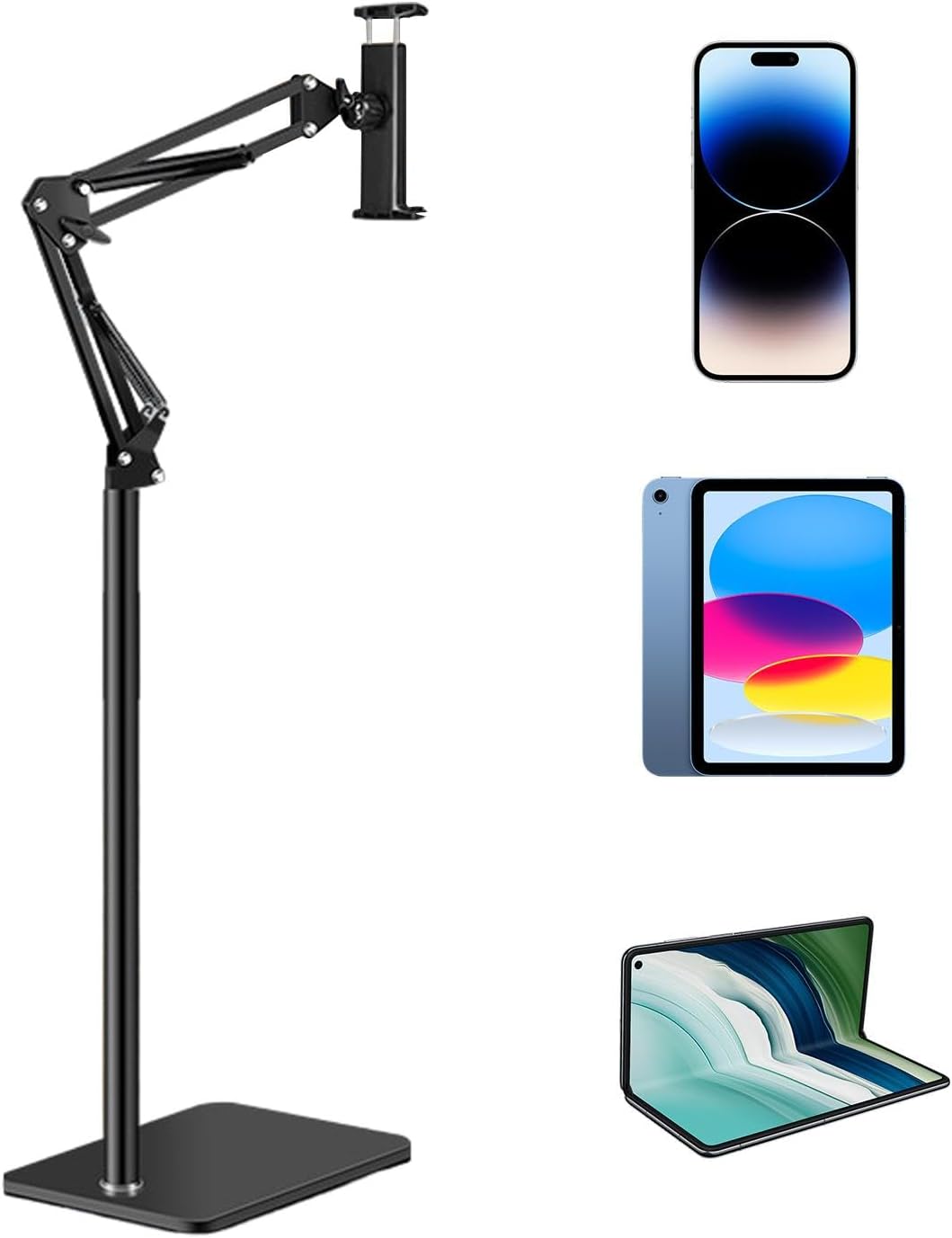 Verstelbare 360° Telefoon- en Tablet Bodystandaard – Movira