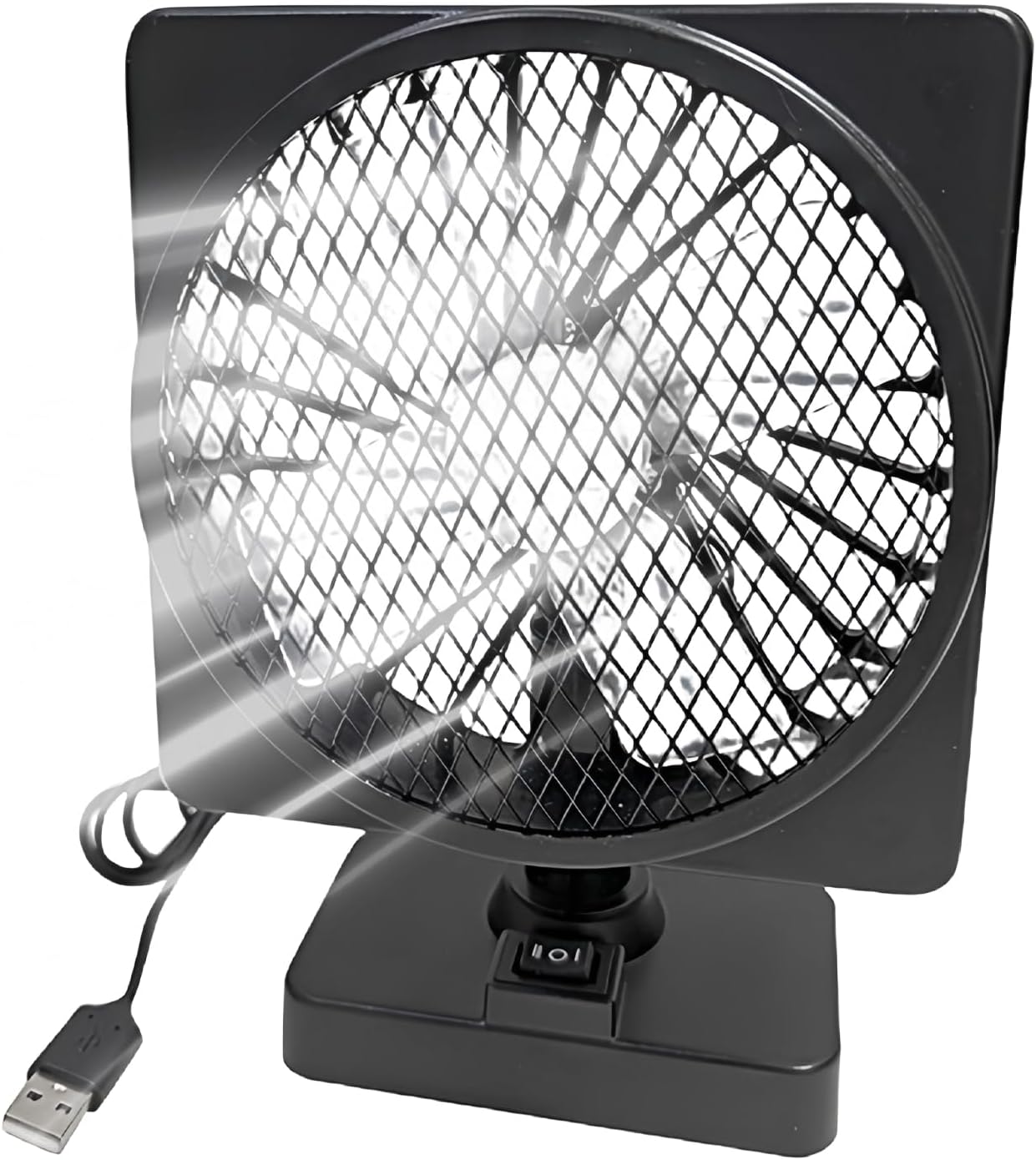 12V USB Luchtcirculator Auto Koelventilator met 360° Rotatie – Aurovent