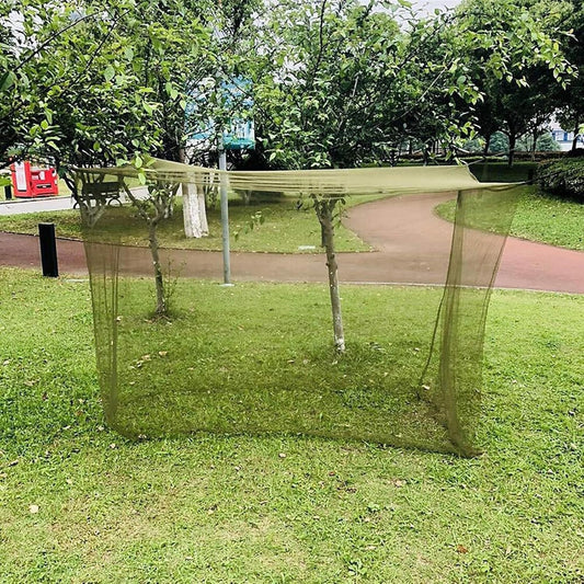 Buiten Houten Rechthoekig Vliegnet Canopy - Ventora