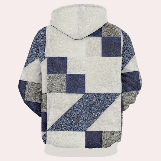 Trendy Geruite Hoodie voor Heren - Cedric