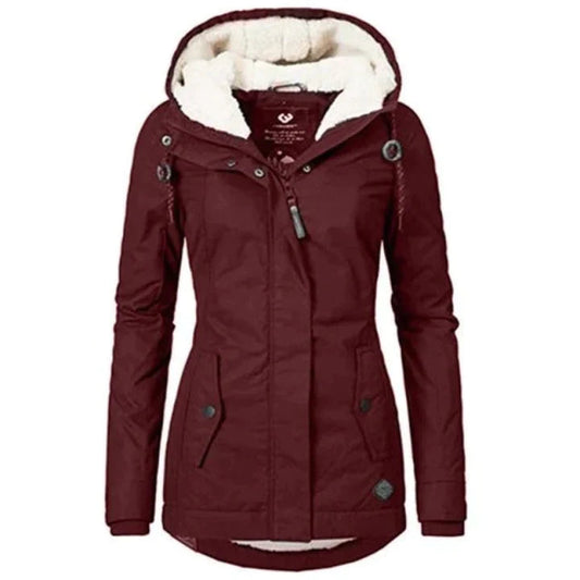 Stijlvolle Lange Dames Winterjas - Lina