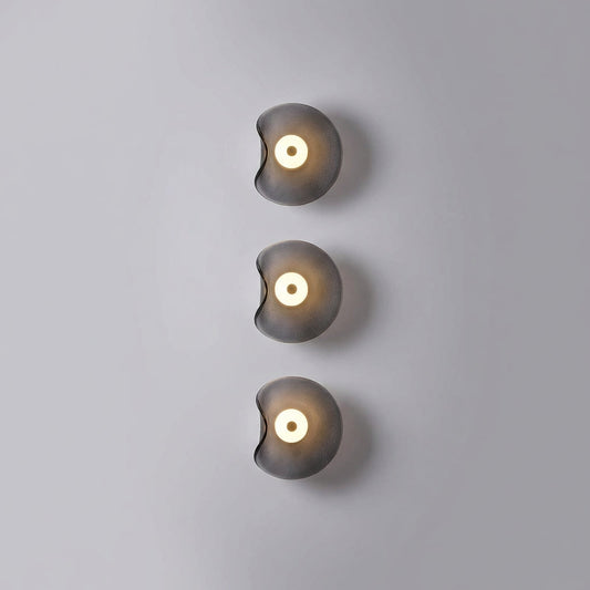 Amber Smoked Glass Wall Fixture - Luminarae