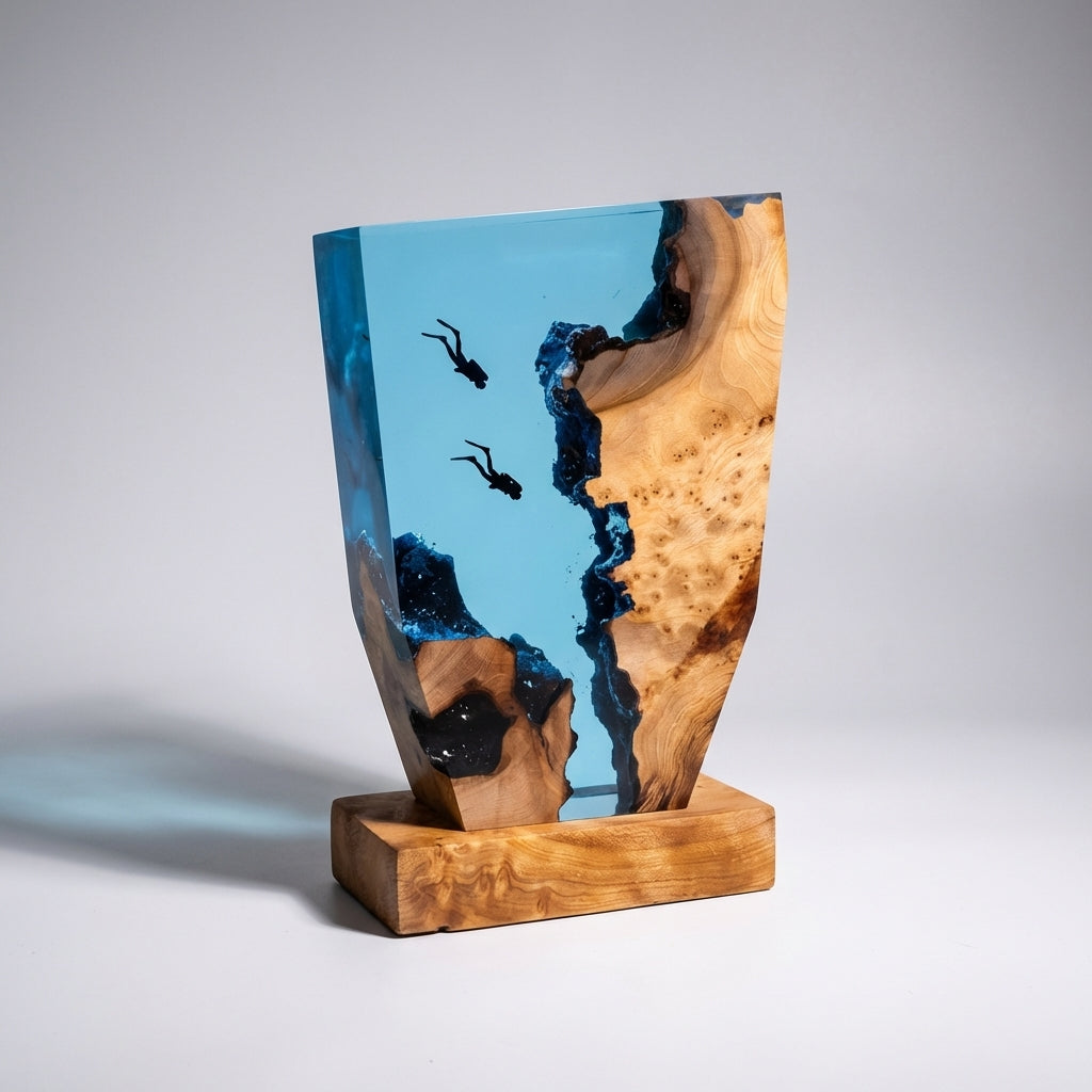 Artistic Tabletop Lamp - AbyssGlow