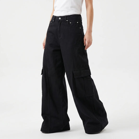 Baggy Wide Leg Trousers - Faye