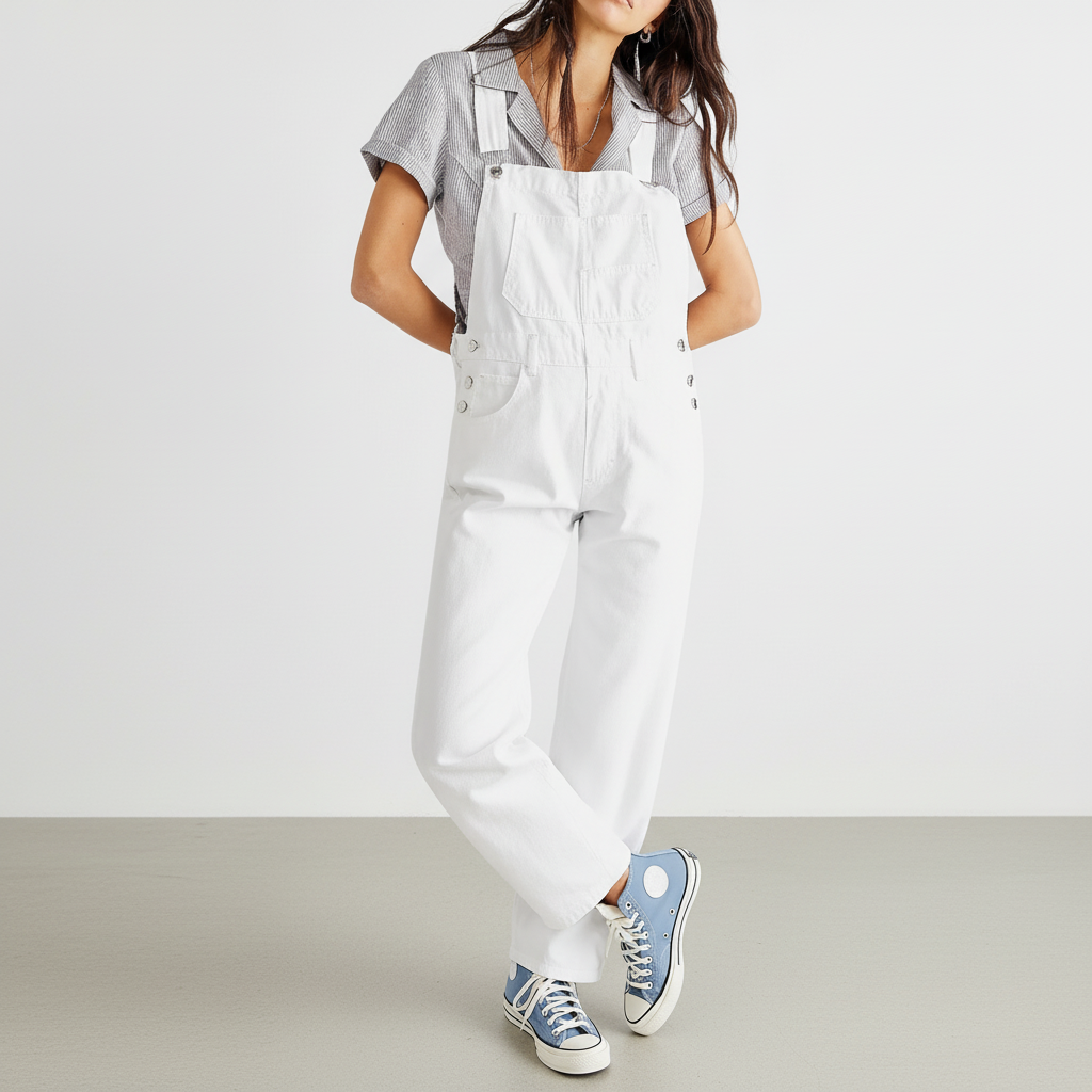 Bequemer Denim-Hosenanzug - Nina
