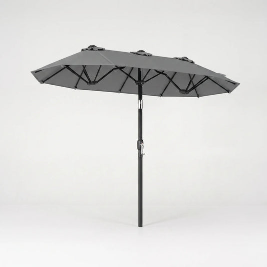 Brede Dubbele Parasol - Shadevia
