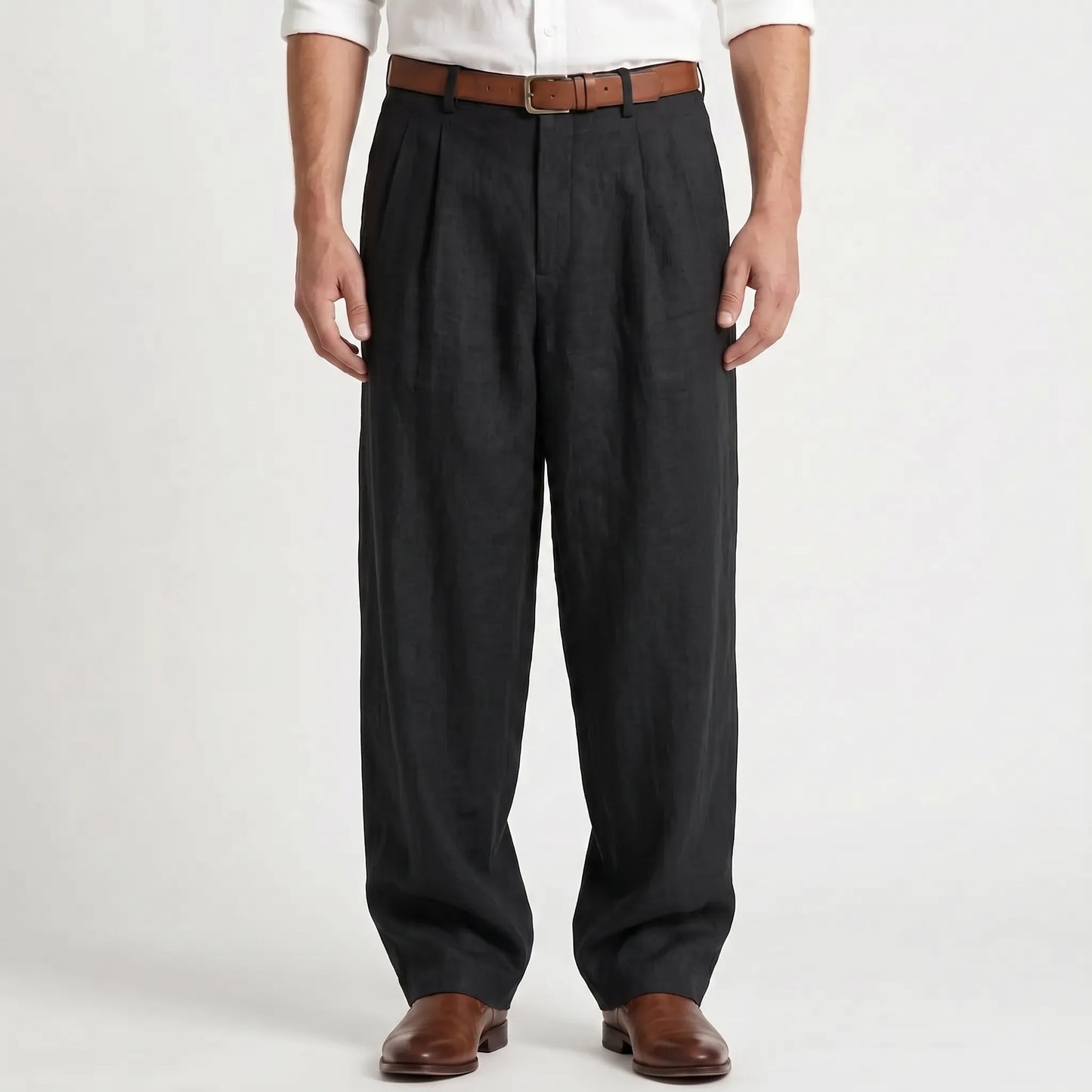Broek Met Plooien Voor Heren - Ernesto