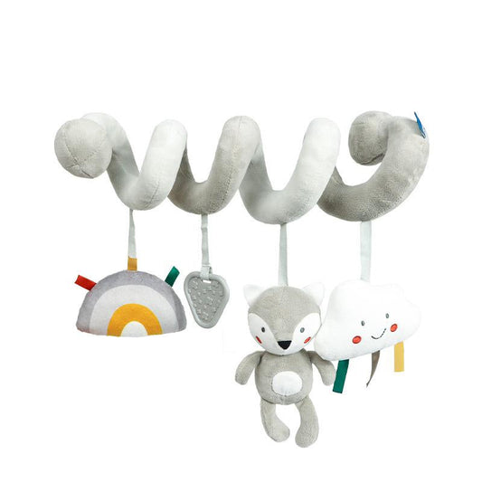 Grijp- en speelspiraal met dierenmotieven voor baby's – knuffeltijd