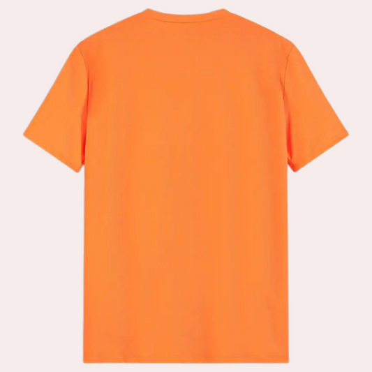 Oranje Heren T-Shirt Met Ronde Hals – Jaron