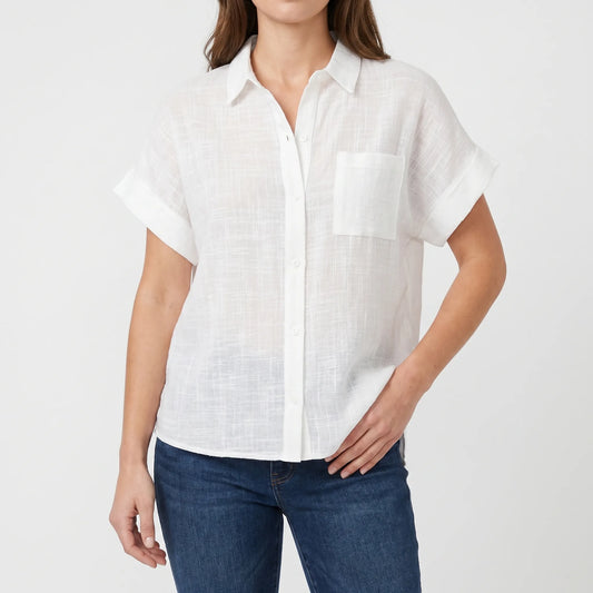 Casual Button-Down Shirt - Kelley