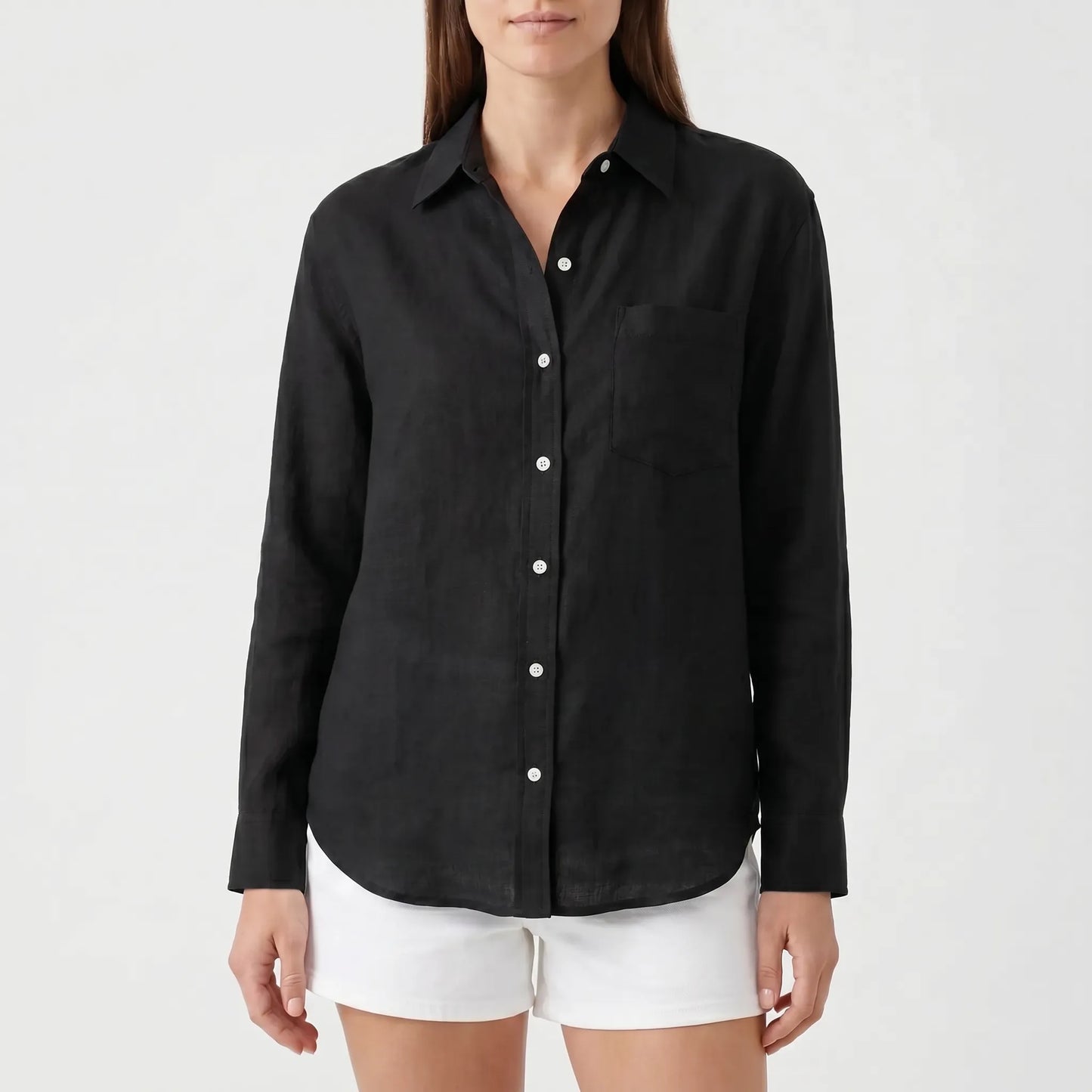 Casual Long-Sleeve Blouse - Rosalie