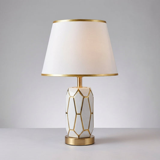 Ceramic Style Table Lamp - Nostalux