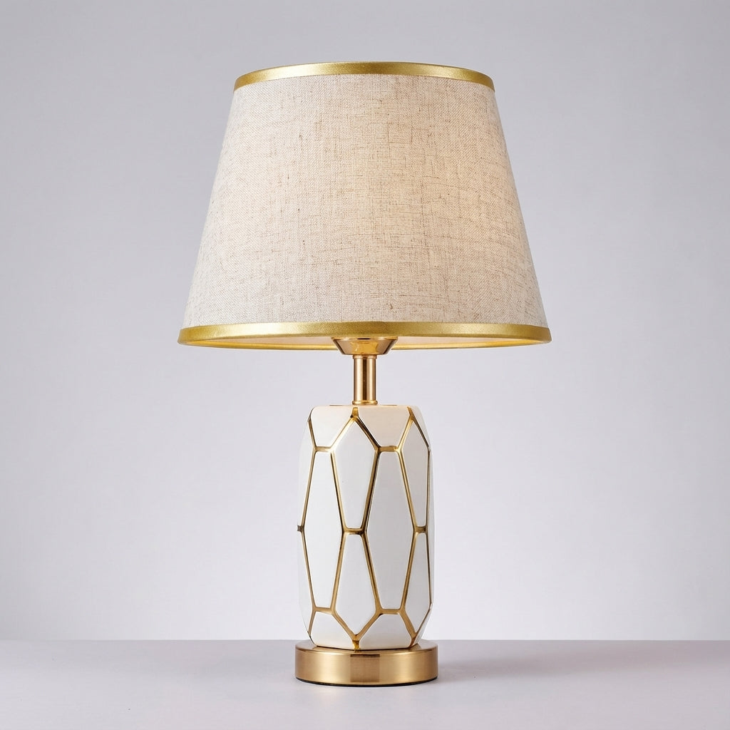 Ceramic Style Table Lamp - Nostalux
