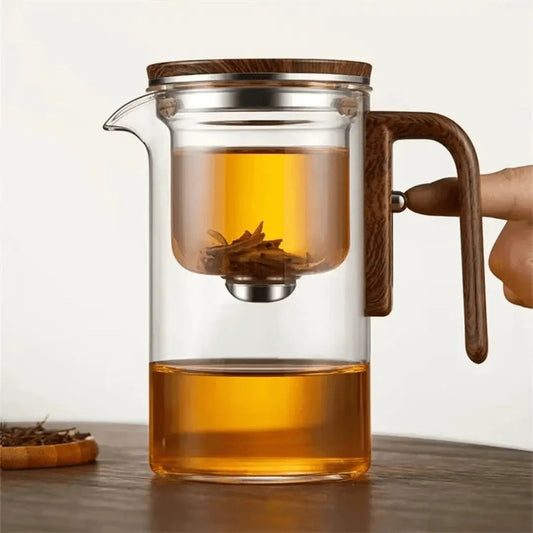 Stijlvolle Transparante Theepot - ClearBrew