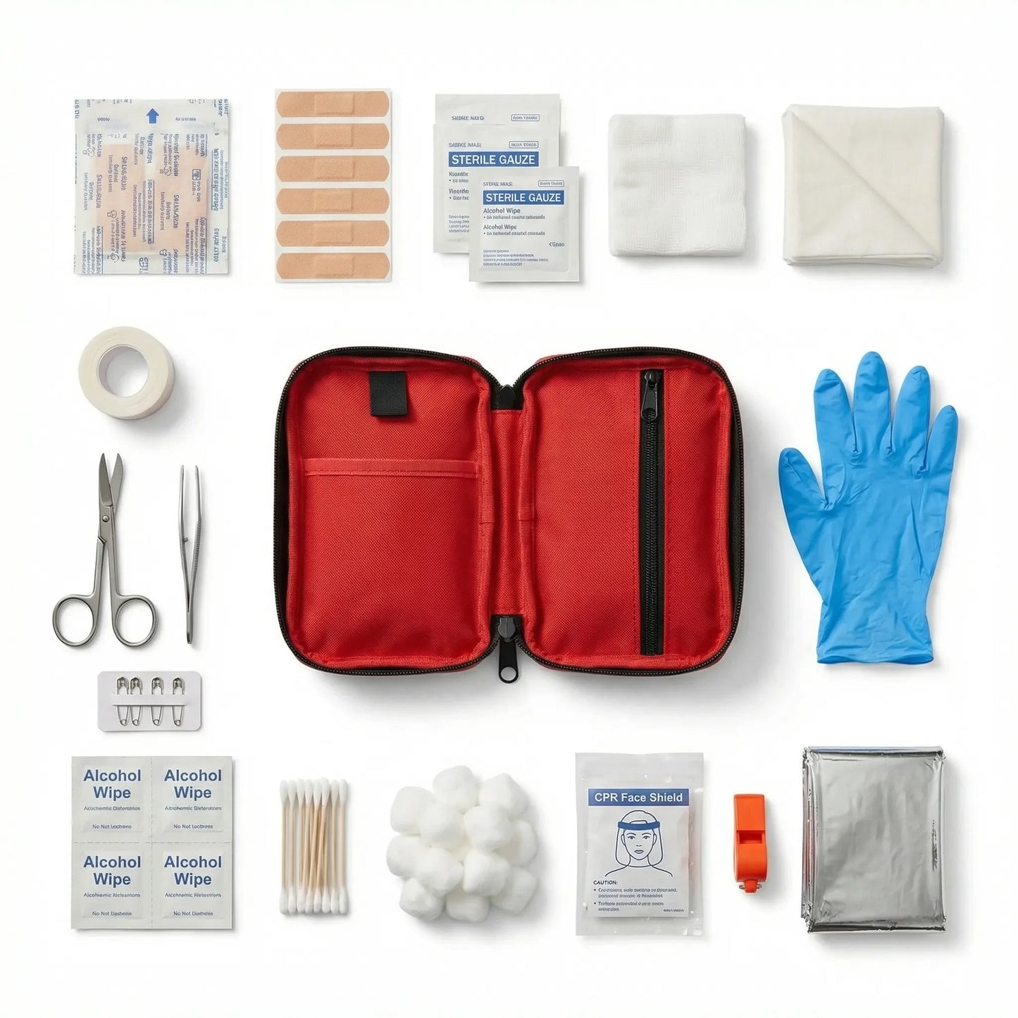 Compact 110-Piece First Aid Pouch - Rendykit