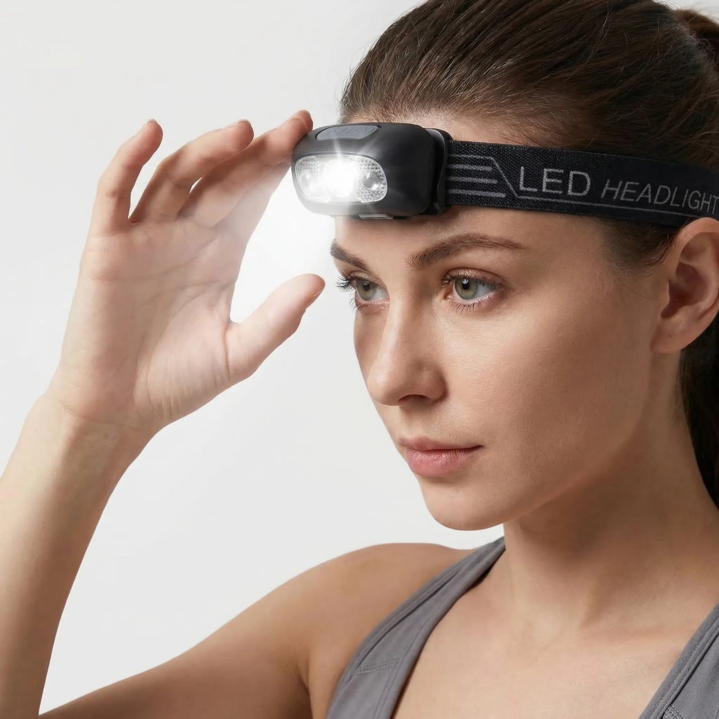 Compact Head-Mounted LED Torch - Lumitrax