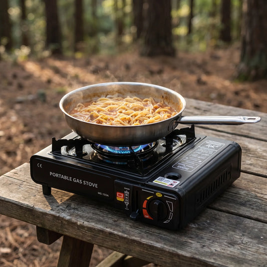 Compact Single-Burner Portable Gas Stove - Flamora
