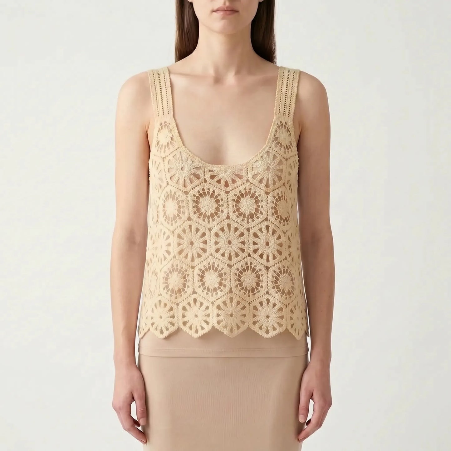 Crochet Sleeveless Top - Deanna