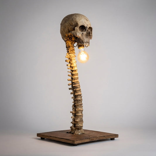 Decorative Skull Table Lamp - Nightspine