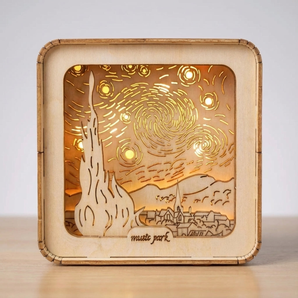 Decorative Tabletop Scene Box - SolaceCube