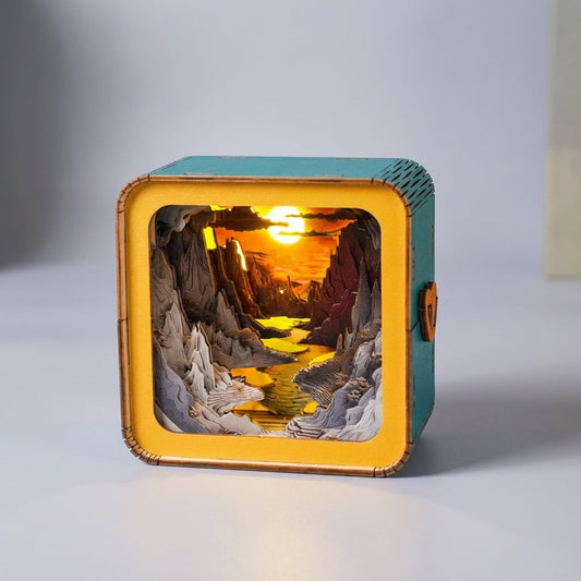 Decorative Tabletop Scene Box - SolaceCube