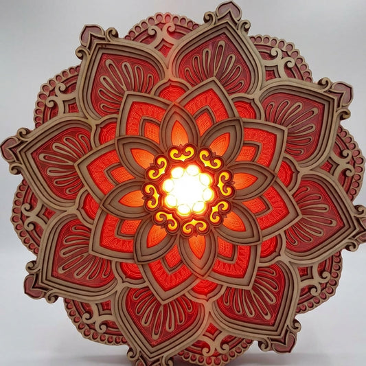 Decorative Wall Mandala Lamp - Mandarise