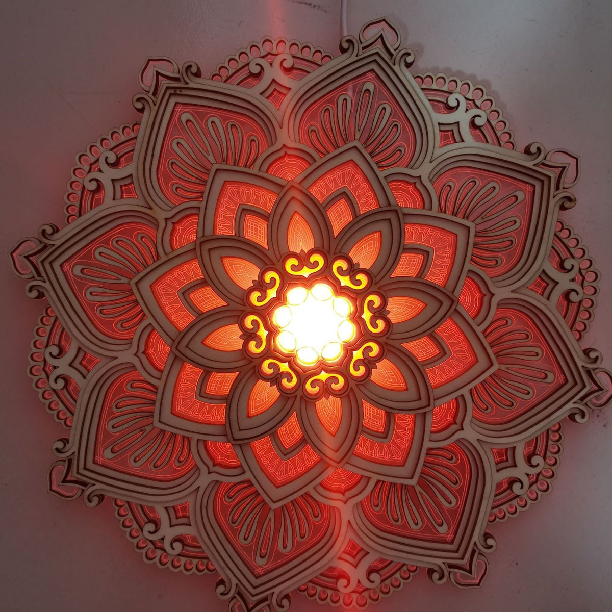 Decorative Wall Mandala Lamp - Mandarise