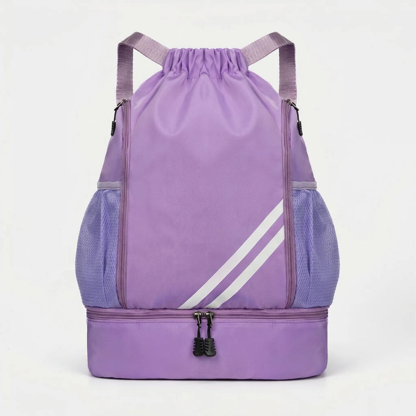 Drawstring Sports Backpack With Wet Compartment - Zyphoar