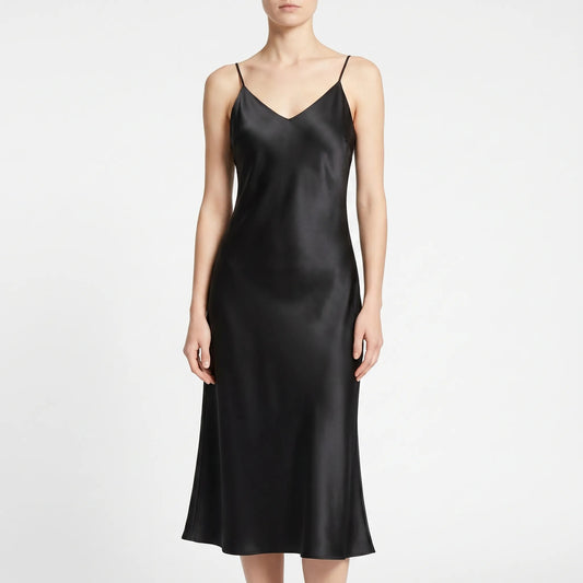 Elegant Slip Midi Dress - Charlotte