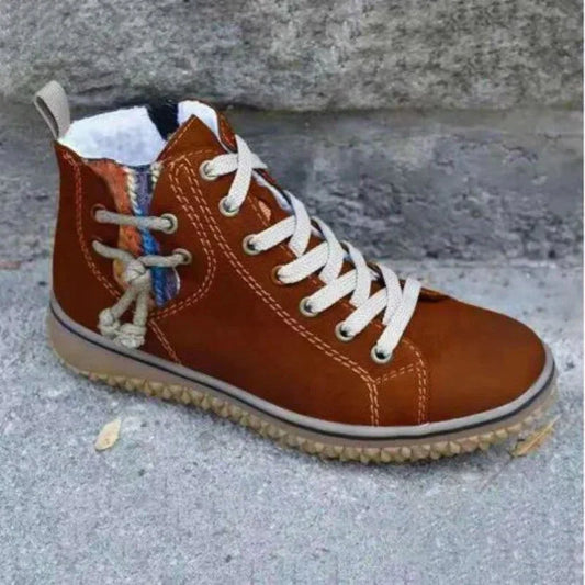 Dames & Heren Winterboots Vintage Ontwerp met Isolatie & Antislip Zool – Norena