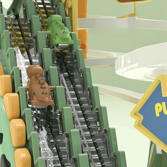 Springtrampoline met dinosaurusmotief – voor actief speelplezier