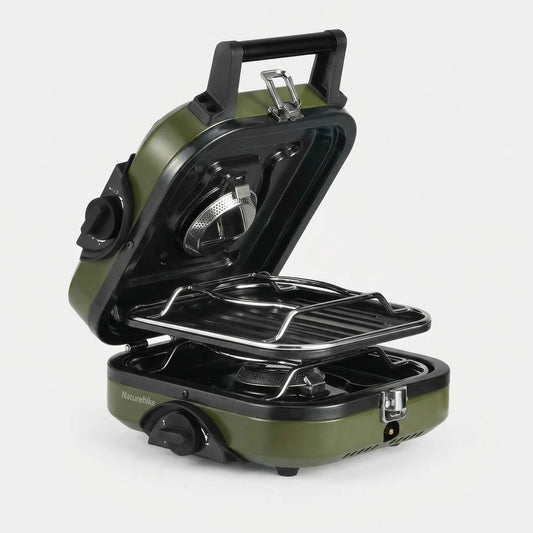 Foldable Dual-Burner Camping Gas Stove - Campforge