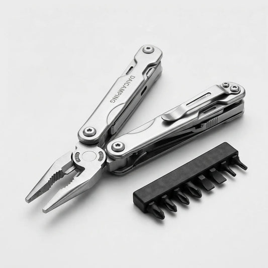 Foldable Multi-Tool With Pliers And Bits - Clampex