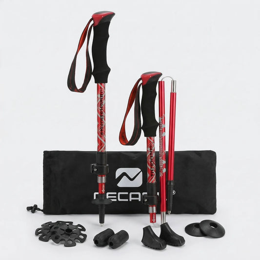 Foldable Telescopic Trekking Pole Set - Summaris