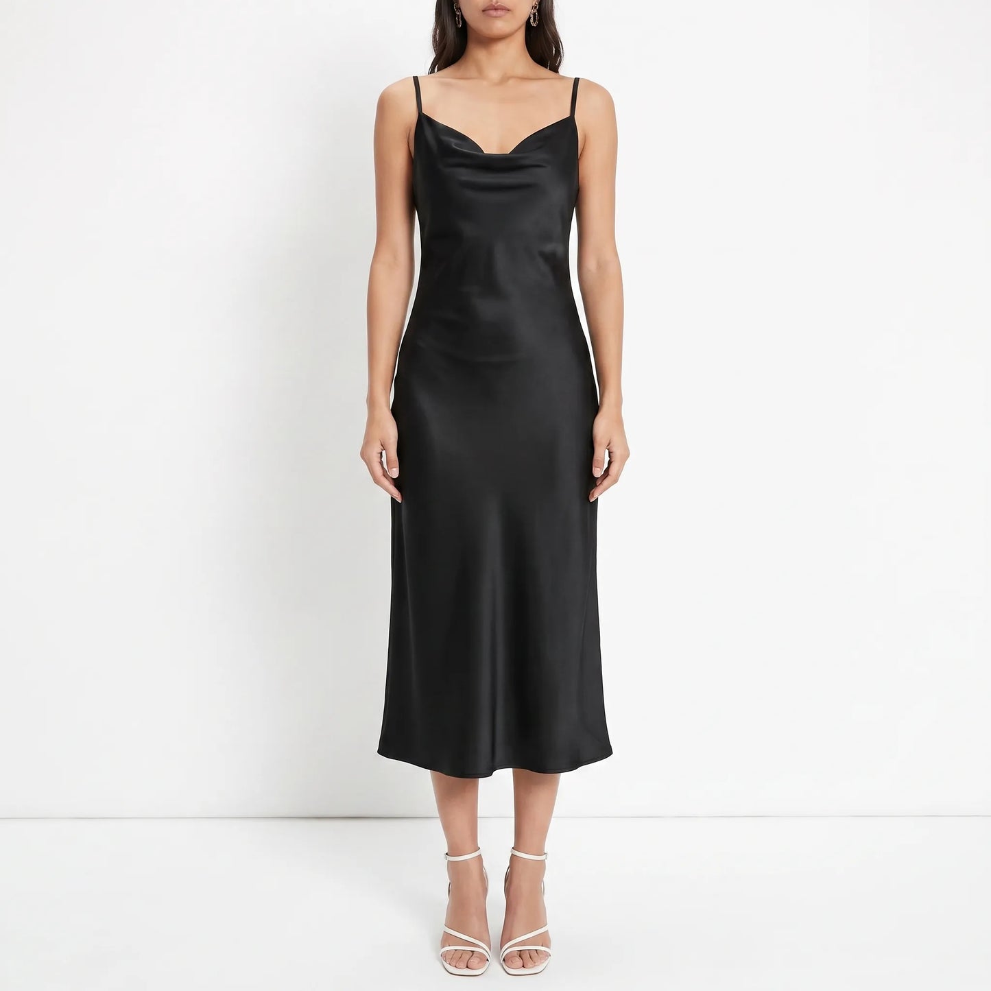 Gedrapeerde Slipdress - Jody