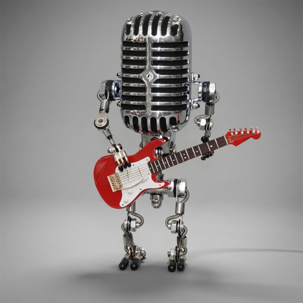 Guitar Themed Table Lamp - StrumBot