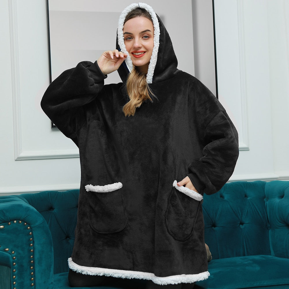 Sammy Jackson Hoodie & Deken | Heerlijke Combinatie van een Zachte Hoodie en Comfy Deken in één!