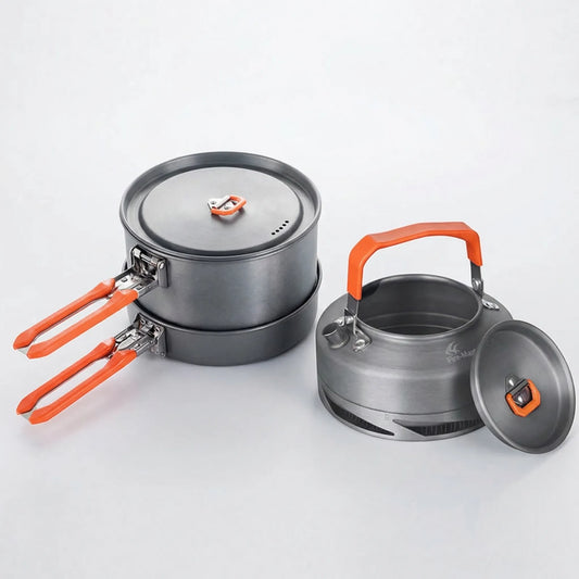 Heat Exchanger Camping Cookware Set - Hikepot