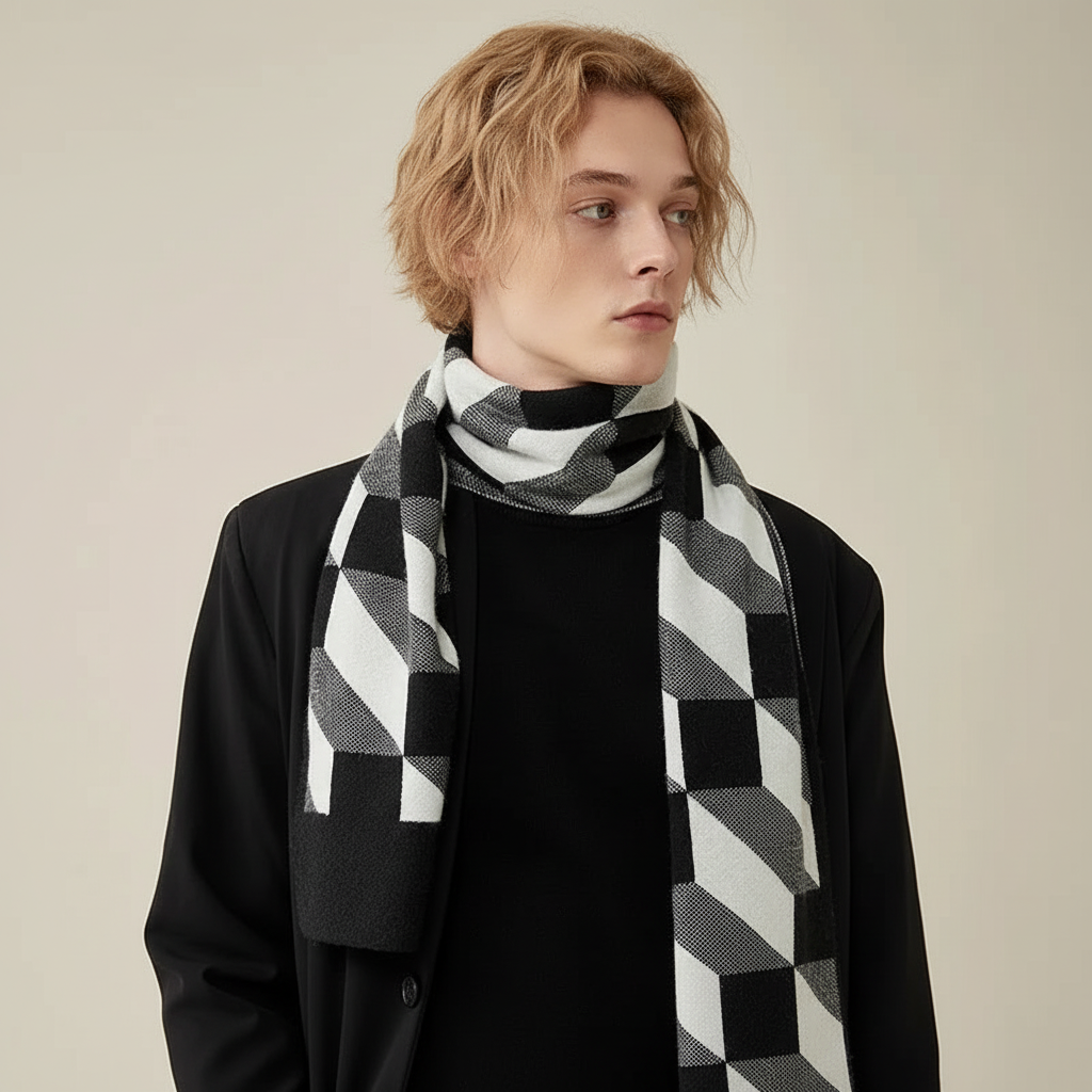 Herrenschal Aus Feinem Kaschmir - Cozyline